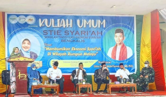 STIE Syariah Bengkalis Gelar Kuliah Umum bersama Prof. H. Abdul Somad, PhD.