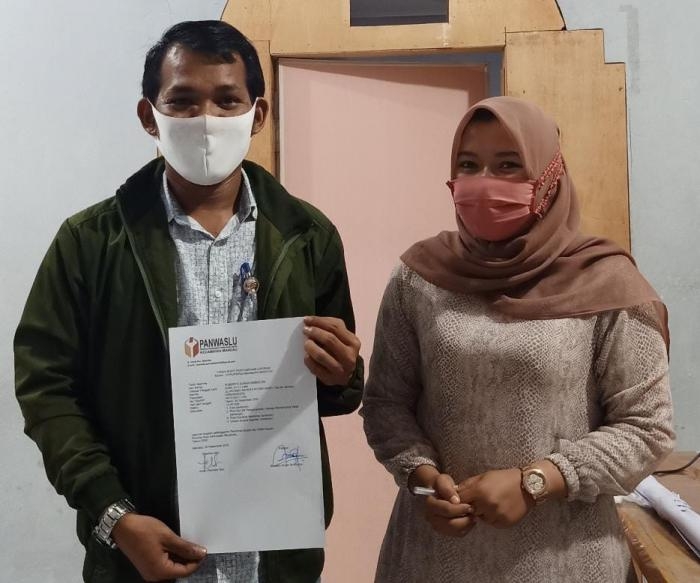 Diduga Dukung Paslon AMAN, Pendamping Desa Air Kulim Dilaporkan ke Bawaslu   