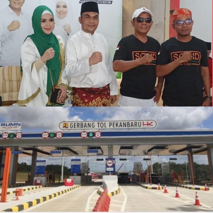 KDI dan Masyarakat Bengkalis Ucap Selamat dan Terima Kasih atas Peresmian Tol Permai Oleh Jokowi