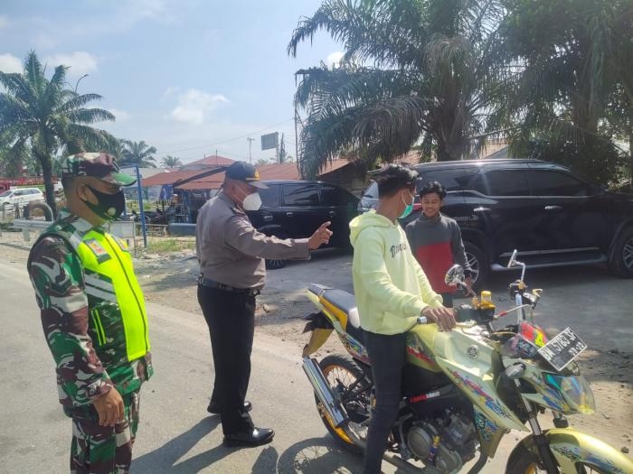 Anggota Danramil 09/Minas Kembali Gelar Patroli Kesehatan.
