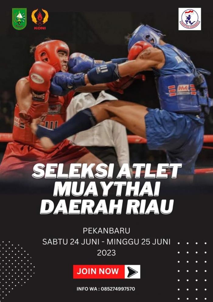 15 Petarung Muaythai Bengkalis Ikut Selekda di Pekanbaru 