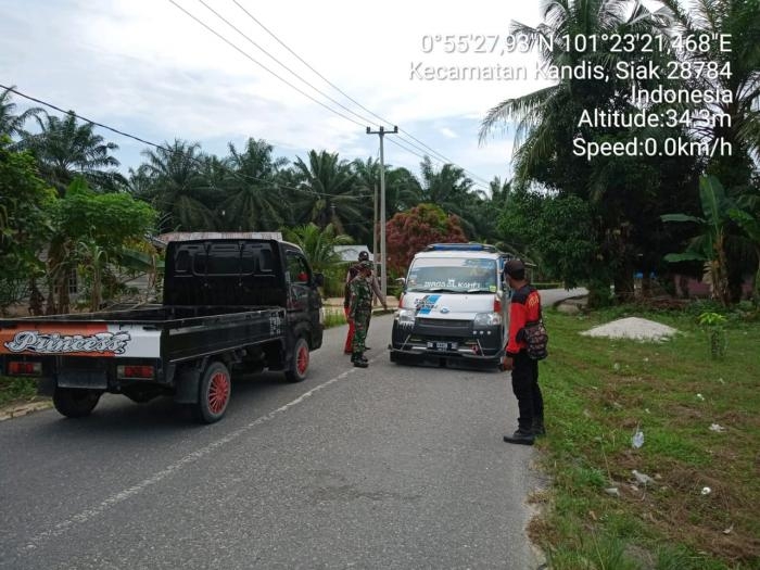 Putus Covid 19, Serda Rido Utomo Giat Lakukan Prokes Di Kampung Belutu