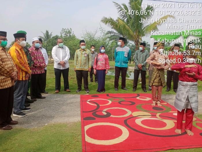 Komandan Koramil 9 Minas, Kapten S Sinaga Hadiri Acara Peresmian Kampus Islami