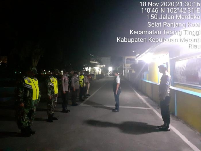 Anggota Danramil 02/TT kembali gelar gakplin protokol kesehatan.