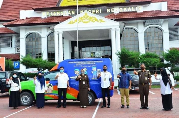 Kejari Bengkalis dan Dispersip Bengkalis Bersenergi Bersama