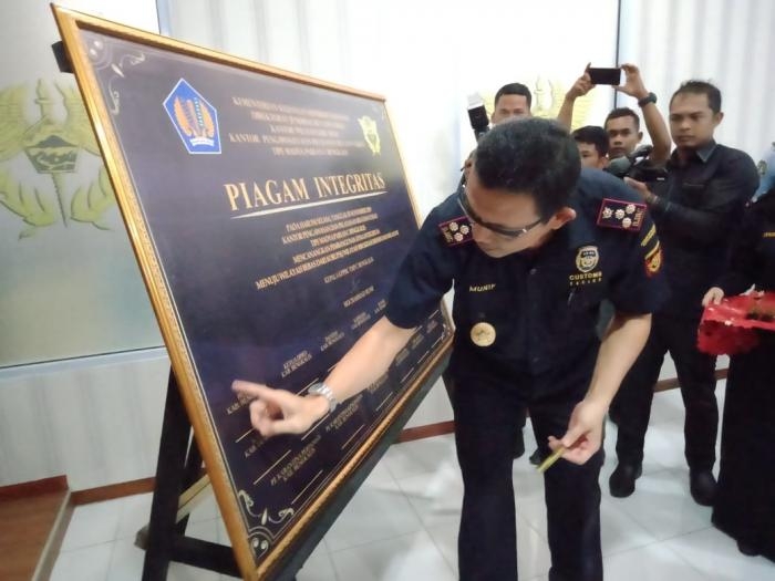 Menkeu Instruksikan Kantor Bea dan Cukai Bengkalis Buka Zona Integritas