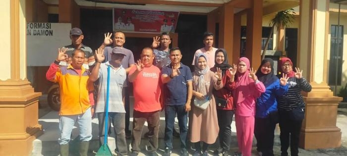Program Dadu Bermasa, Lurah Damon Laksanakan Gotong Royong Massal