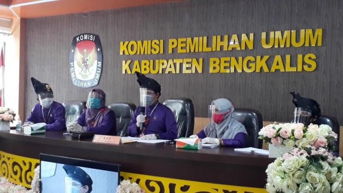 Klaster pertama Pilkada Bengkalis, KPU Minta Abi Bahrun Patuhi Protokol Kesehatan