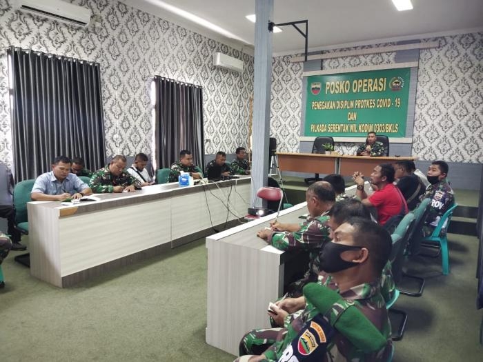 Komandan Kodim 0303/Bengkalis Kembali Mengelar Video Conference.
