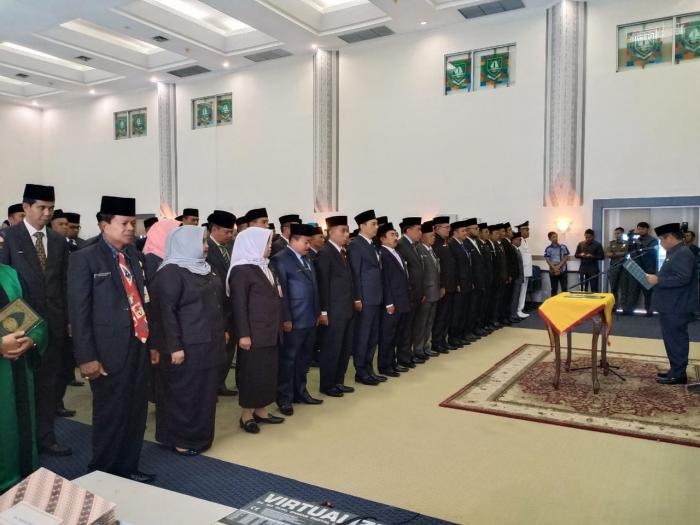 32 Pejabat Tinggi Pratama Dilantik Bupati Bengkalis, Berikut Nama-namanya