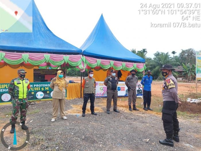 Putus Covid 19, Babinsa Koramil 07 BB Kembali Menggelar Prokes di Desa Tenggayun