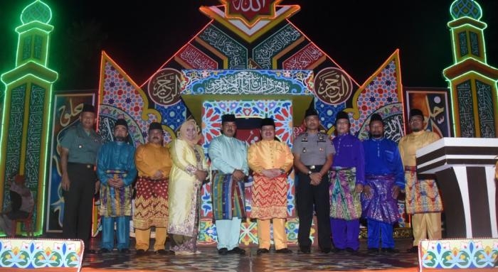 Bupati Bengkalis Buka MTQ Kecamatan Siak Kecil