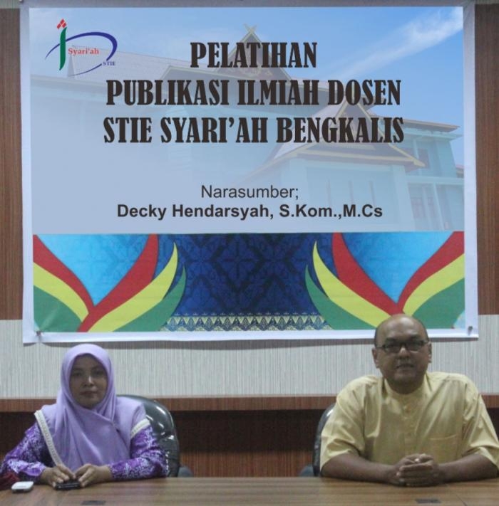 Tingkatkan Kualitas, STIE Syariah Bengkalis Taja Pelatihan Publikasi Ilmiah   