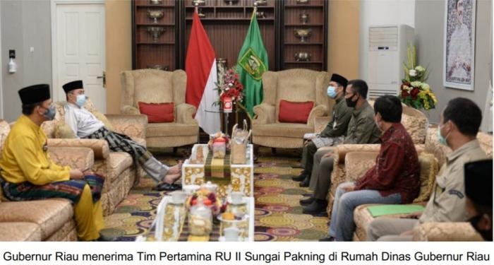 Gubernur Riau Apresiasi Pertamina RU II Pakning atas Kalpataru 2020