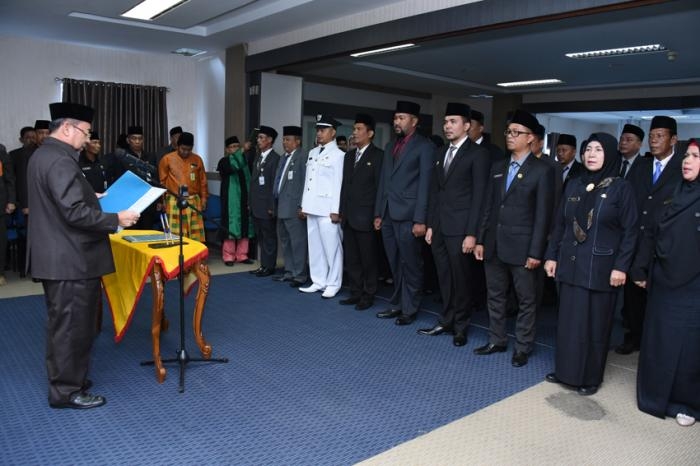 Resmi Dilantik, Ini 27 Posisi Pejabat Pemkab Bengkalis