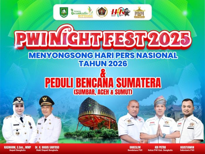 PWI Night Fest 2025 Malam ini, Momentum Solidaritas dan Doa Bersama Untuk Bencana Sumatera 
