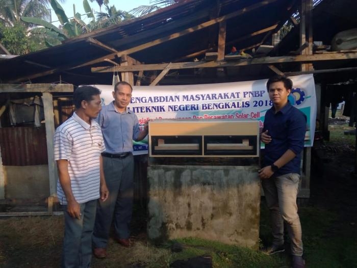 Dosen Polbeng Manfaatkan Solar Cell Sebagai Energi Mesin Tetas Telur Puyuh