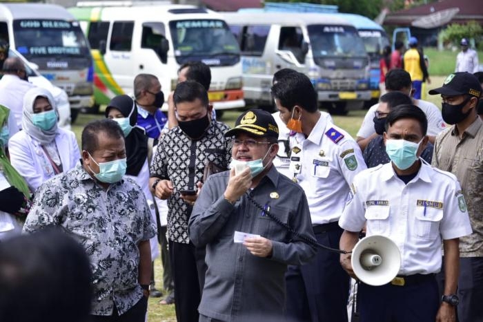 Bustami HY Monitoring Armada Angkutan Darat di Kota Duri    
