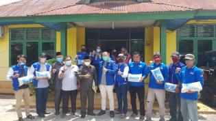 Gandeng Baznas, Demokrat Bengkalis Salurkan 3 Ton Beras Peduli Penanganan Covid -19