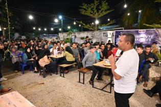 Antusias Muda - Mudi Kampar Sambut Cagub Muda Abdul Wahid