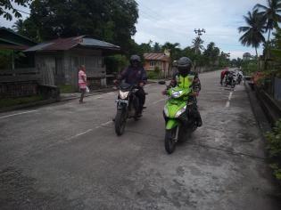 Jelang Pilkada 2020, Koramil 08/Merbau Kecamatan lakukan Patroli