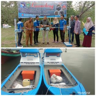 Polbeng Launching Kapal Ikan Pesanan Kota Dumai