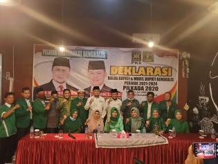 PKS dan PPP Resmi Deklarasikan Pasangan Balon Bupati dan Wakil Bupati Bengkalis Abi Bahrun - Herman