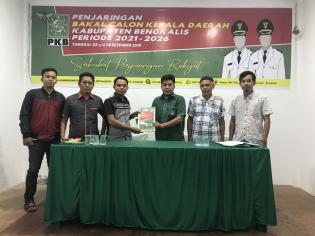 Arifin Balon Bupati  Ke 12 dan Terakhir Daftar Ke PKB Bengkalis