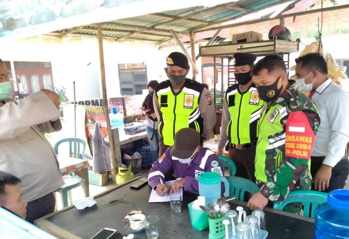 Putus Mata Rantai Covid, Personil Koramil 09 Minas Gelar Operasi