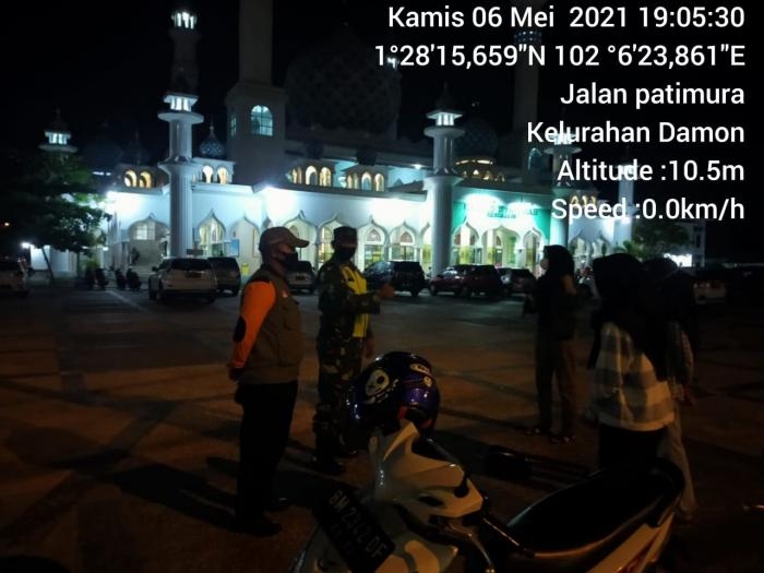 Memasuki 25 Puasa Ramadhan, Personil Koramil 01 Bengkalis Perketat Penanganan Covid 19 