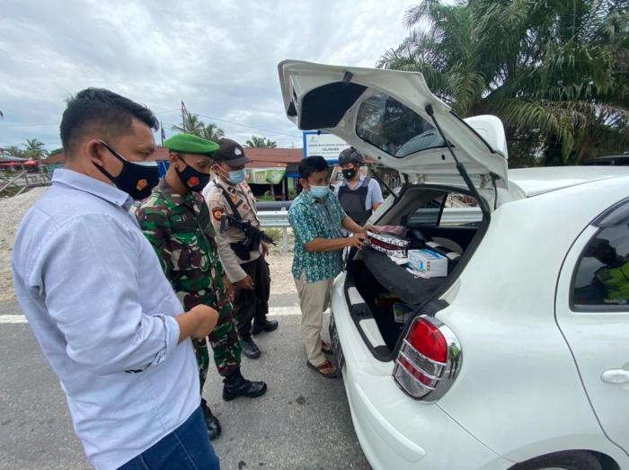 Memasuki Puasa Ke 6 Ramadhan, Personil Koramil 9 Minas Tetap Lakukan Operasi Yustisi 