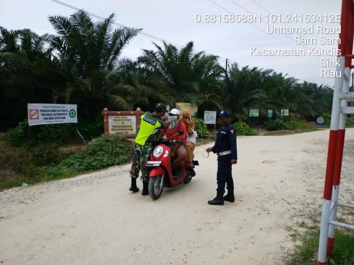 Cegah Covid 19, Serda Suriyadi Kembali Menggelar Operasi Yustisi di Kampung Bekalar