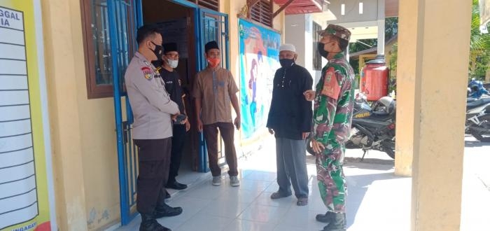 Antisipasi Covid 19, Serma Adam Gelar Operasi Prokes di Desa Jaya Pura