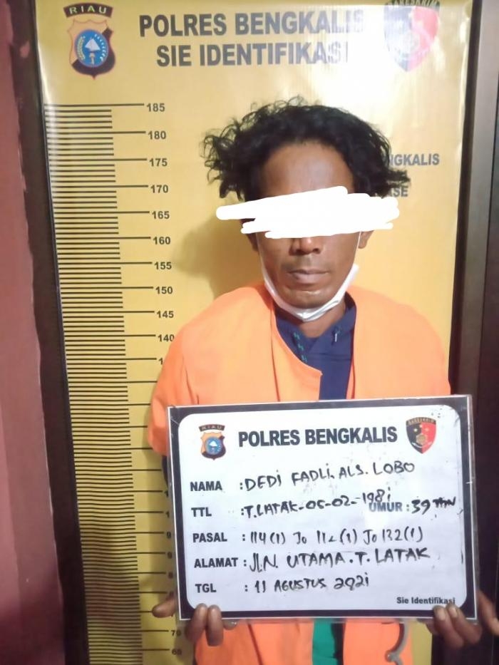 Berantas Penyalahgunaan Narkoba, Satnarkoba Polres Bengkalis Ciduk Warga Desa Teluk Latak