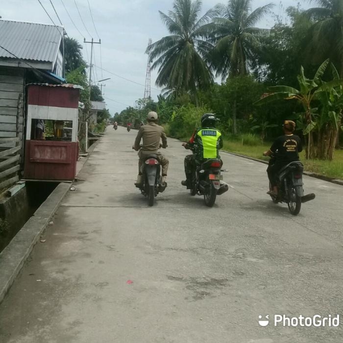 Babinsa Koramil 08/Merbau, cegah Covid - 19 melalui sosialisasi Gakplin.
