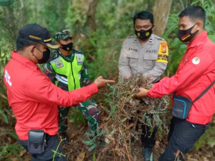 Cegah Kebakaran, Babinsa Kampung Rantau Bertuah Gelar Patroli Karlahut