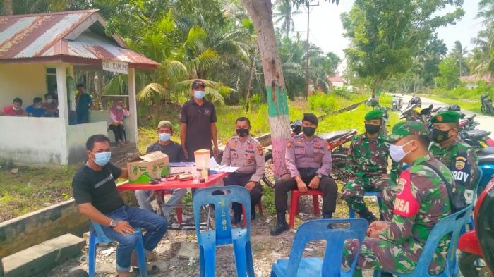 Antisipasi Penularan Covid 19, Koramil 01 Bengkalis Perkuat Disiplin Prokes