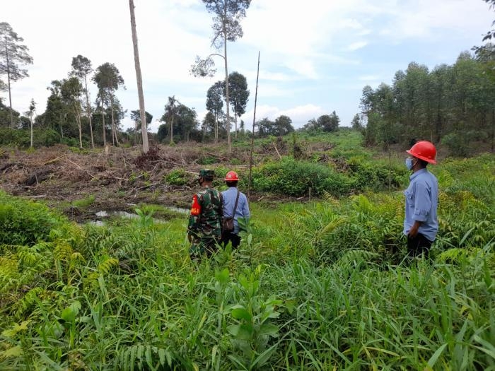 Cegah Terjadinya Kebakaran Hutan, Kopda Zilmi Harbi Giat Lakukan Patroli Karlahut