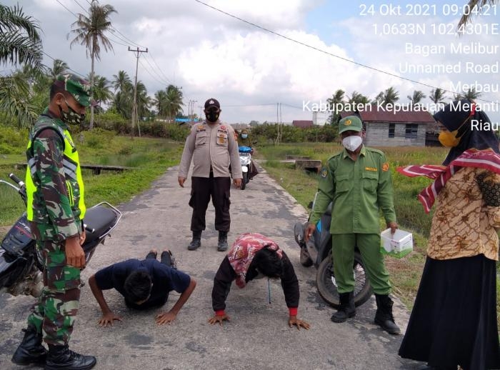 Cegah Covid 19, Serka Eri Efrianto Giat Lakukan Operasi Prokes