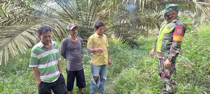 Cegah Karlahut, Sertu Afrisal Sebut Pelaku Pembakar Hutan dan Lahan Akan di Penjara