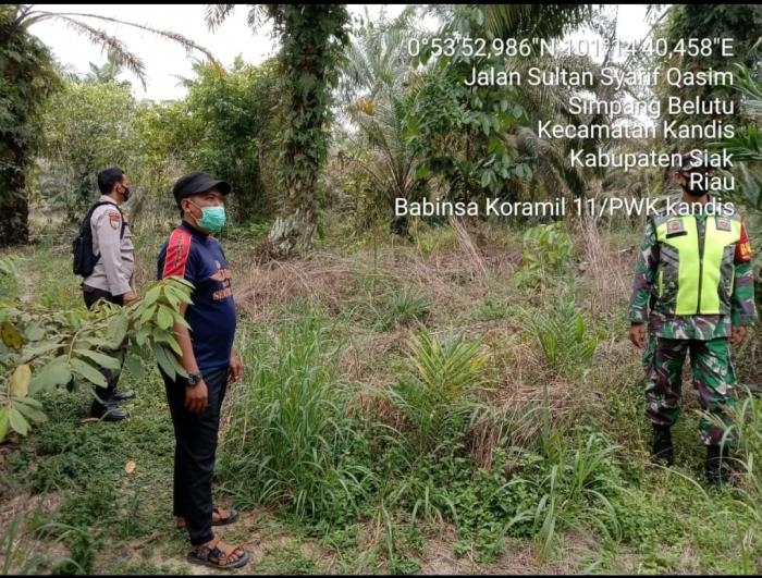 Cegah Kebakaran, Anggota Koramil 11 Kandis Serda Suriyadi Giat Lakukan Patroli Karlahut