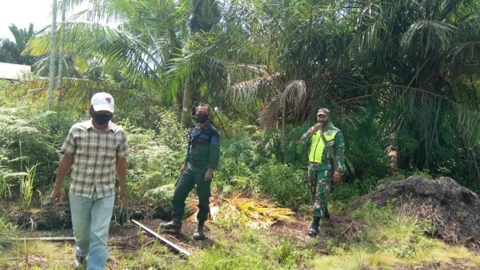 Koramil 08/Merbau, kembali lakukan patroli Karlahut di Desa Kudap