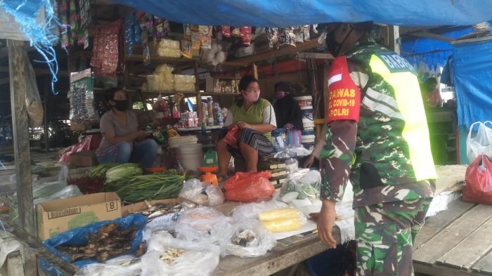 Anggota Danramil 09/Minas Kembali Gelar Gakplin Protokol Kesehatan