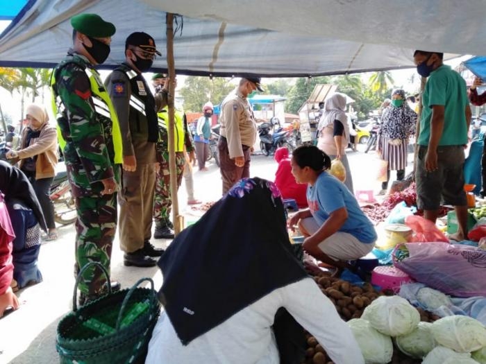 Anggota Koramil 09/Minas Kembali Mengelar Patroli Protokol Kesehatan