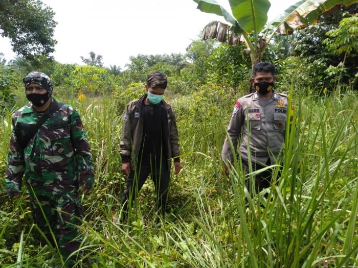 Cegah Bahaya Kebakaran, Personil Koramil 04 Mandau Gelar Patroli Karlahut