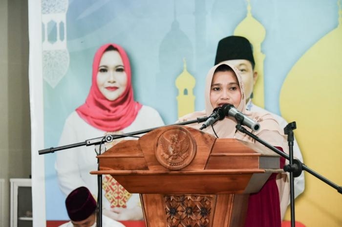 Bupati Kasmarni Safari Pertama di Kecamatan Pinggir Sampaikan Progres Pembangunan Bengkalis 