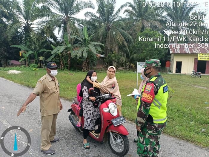 Putus Mata Rantai Covid 19, Peltu JP Sihombing Giat Lakukan Aturan Prokes