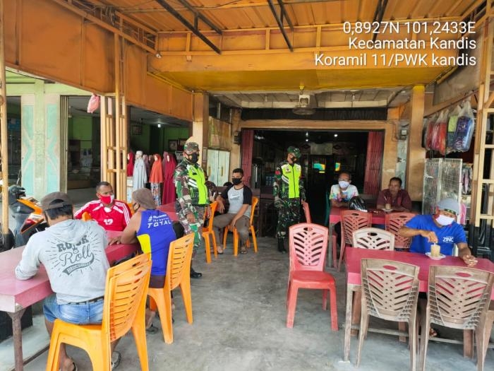 Babinsa Kelurahan Simpang Belutu Gelar Operasi Bantuan Kemanusiaan