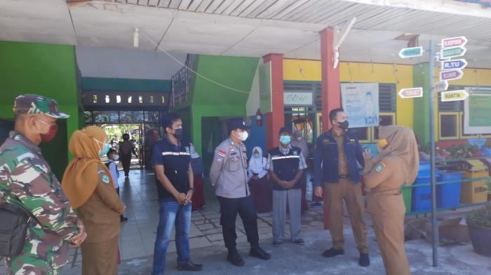 Putus Covid 19, Peltu Nababan Kembali Gelar Operasi Yustisi di Sekolah 