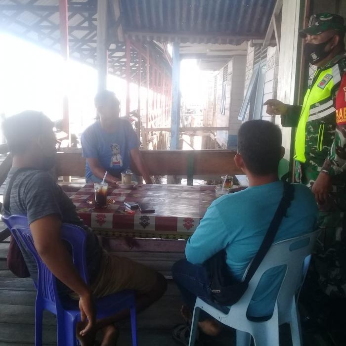 Gelar Patroli Prokes, Kapten Inf. Syafrilis Apresiasi Anak Buah